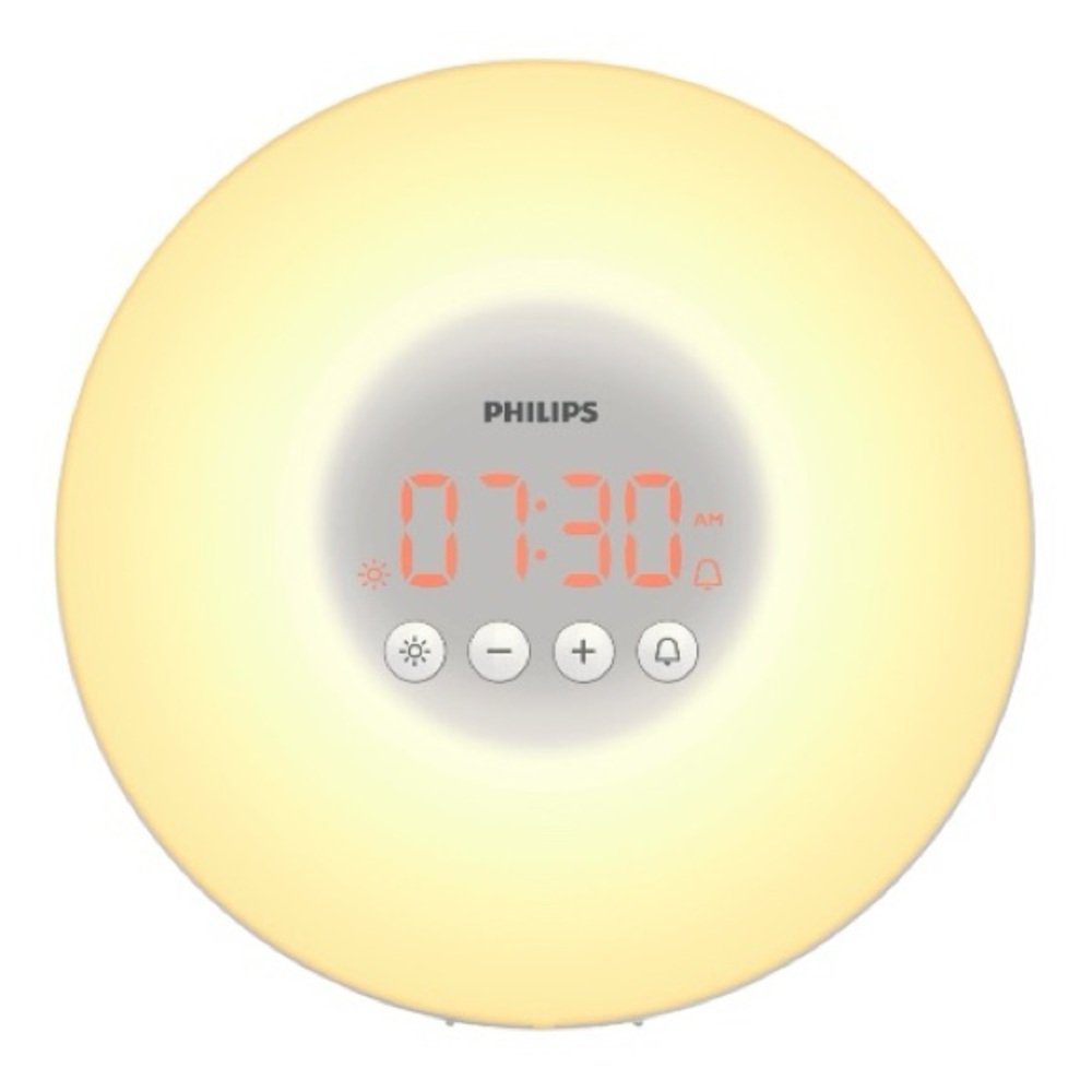 PHILIPS HF3500 Wake Up Light Alarm Clock Sunrise Simulation White